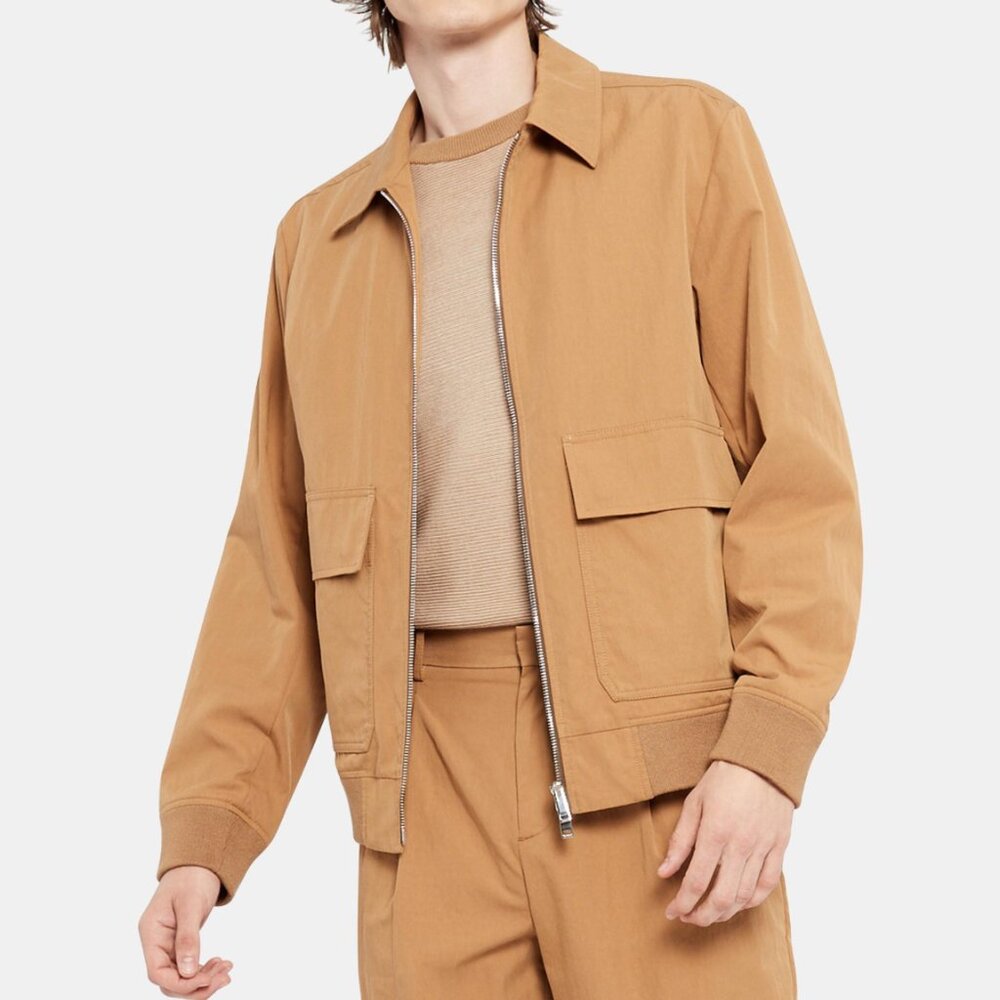 Theory Men's Bomber Jacket in Combat Brown - XL - 80% OFF (MSRP $495) - NWT - Picture 5 of 6
